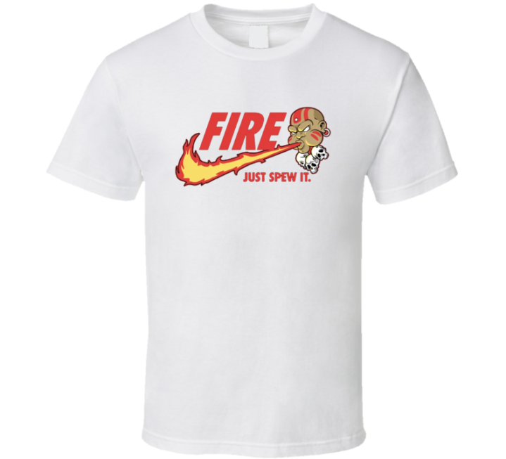 Fire Just Spew It Dhalsim Street Fighter Parody T Shirt