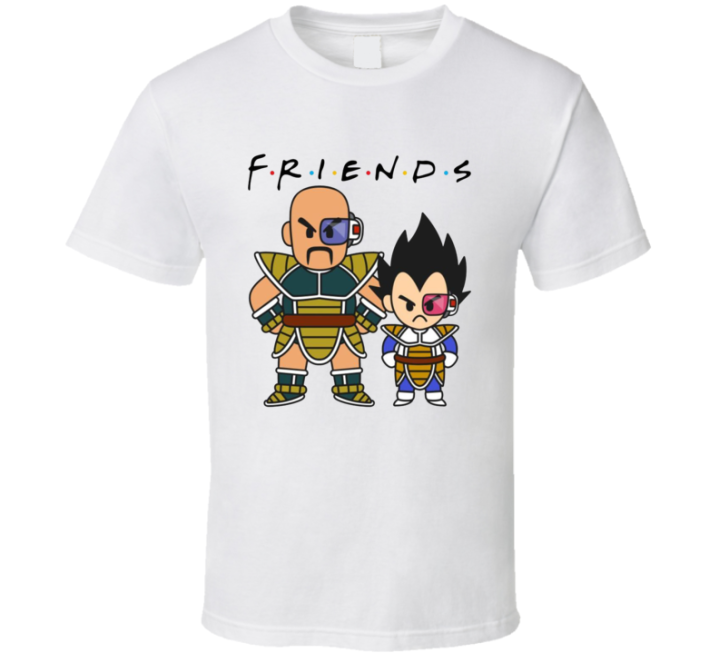 Friends Nappa Vegeta Dragon Ball Parody T Shirt