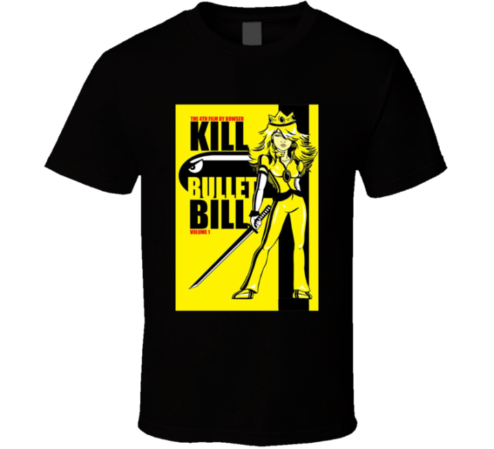 Kill Bullet Bill Peach Mario Parody T Shirt