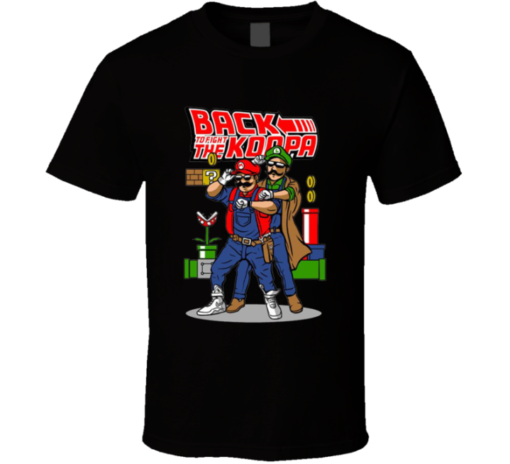 Back To The Koopa Future Super Mario Bros T Shirt