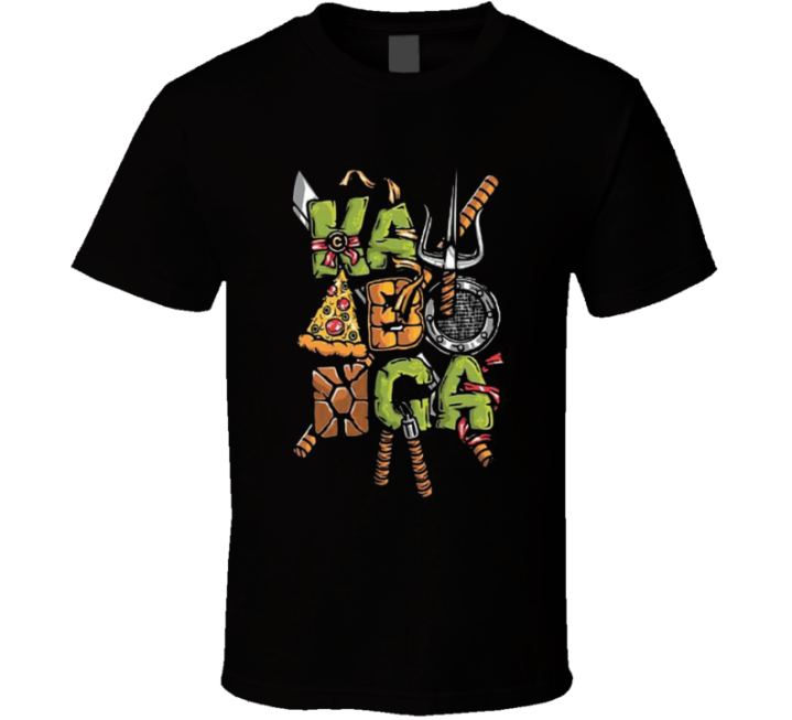 Kawabonga Cowabunga Teenage Mutant Ninja Turtles T Shirt