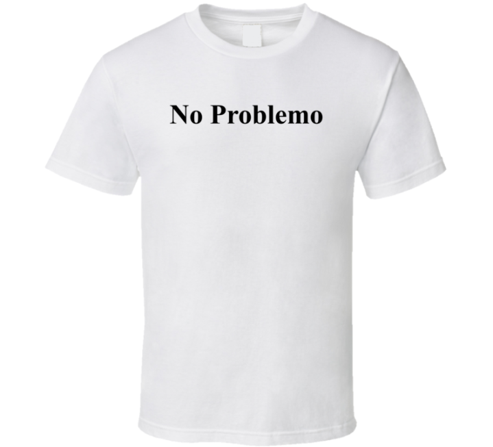 No Problem White Lotus T Shirt