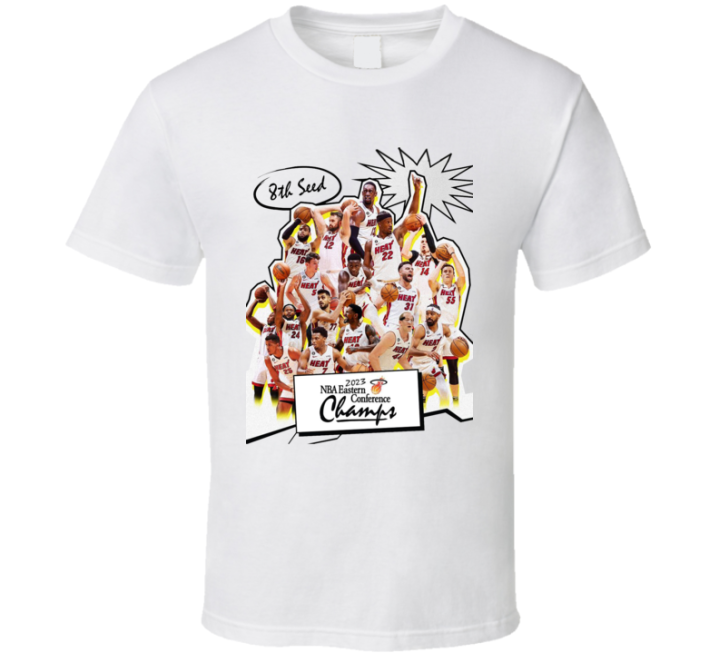 Miami Heat 8th Seed Nba Eastern Conference Chaamps 2023 T Shirt