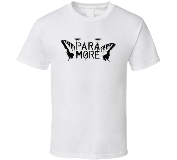 Paramore Spray Paint Butterfly T Shirt