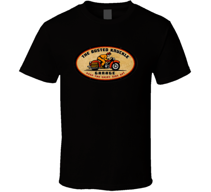 The Busted Knuckle Garage Vintage Motrocycle T Shirt