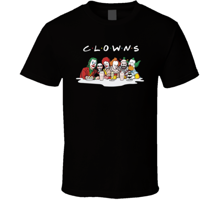 Clowns Friends Parody Halloween Gift T Shirt