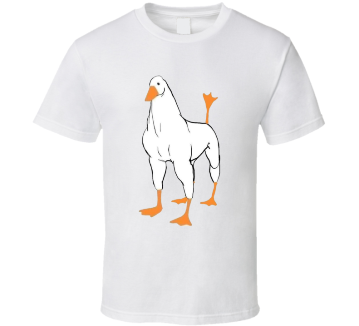 Buff Duck Cursed Meme T Shirt