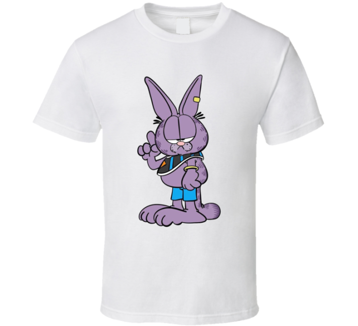 Garfield Beerus Dragon Ball Z Parody T Shirt