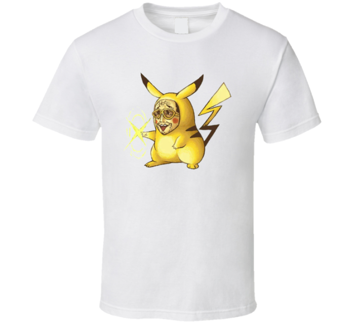 Kizaru Pikachu Pokemon One Piece Cursed Parody T Shirt