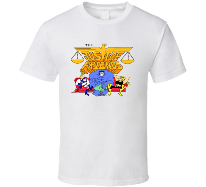 The Justic Friends Dexter's Laboratory Parody T Shirt