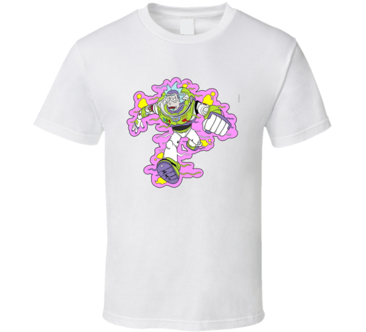 Rick Lightyear Buzz Morty Parody T Shirt