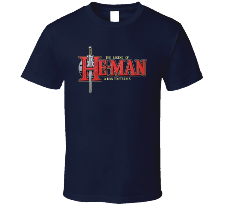 Legend Of He-man Link To Eternia Zelda Parody T Shirt