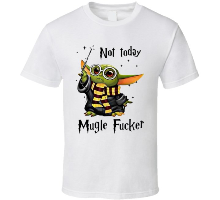 Not Today Mugle Fucker Harry Potter Star Wars Gru Parody T Shirt