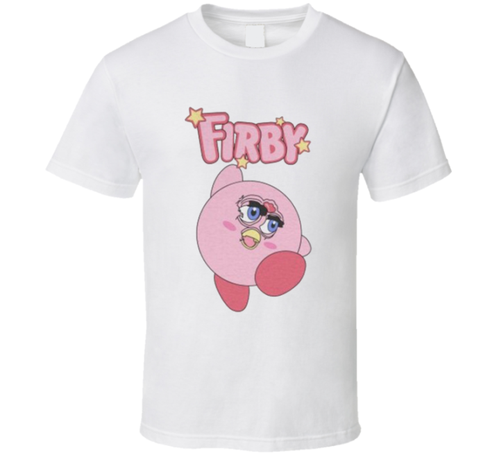 Firby Kirby Funny Furby Parody T Shirt