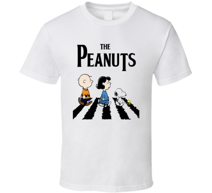 The Peanuts Abbey Road Snoopy Parody T Shirt