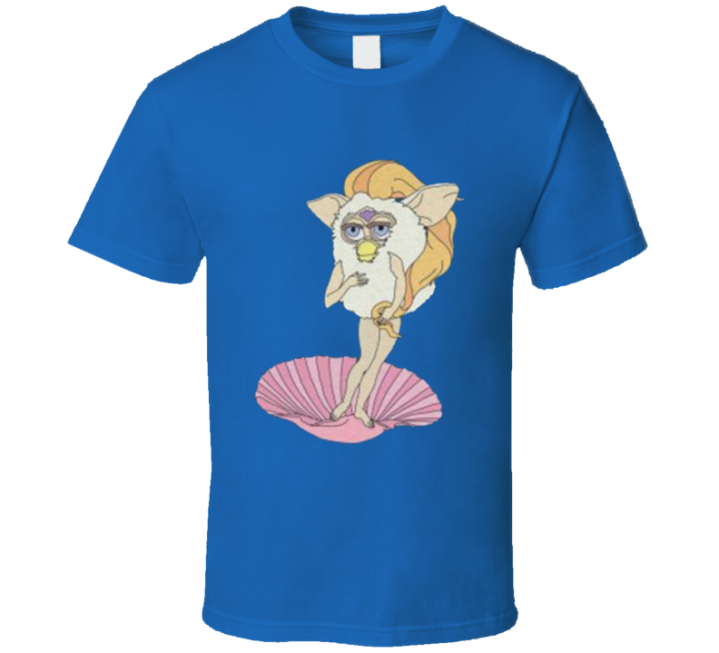 Birth Of Venus Furby Parody Cupcake T Shirt