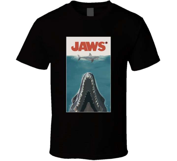 Jaws Jurassic Park Parody T Shirt