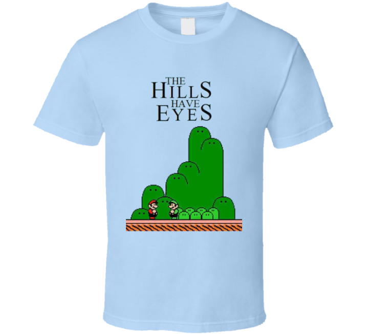 The Hills Have Eyes Super Mario Bros Parody T Shirt