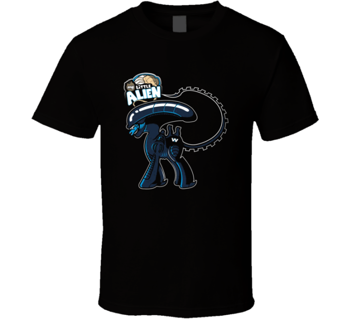 My Little Alien Xenomorph Alien Pony Parody T Shirt