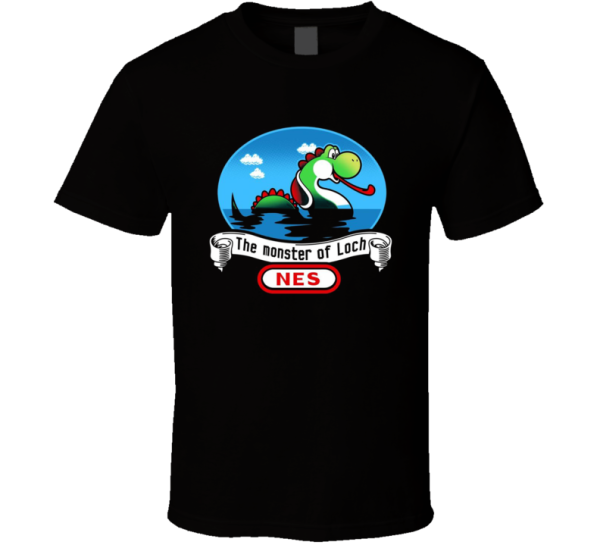 The Monster Of Loch Nes Yoshi Lochness Monster Halloween Parody T Shir