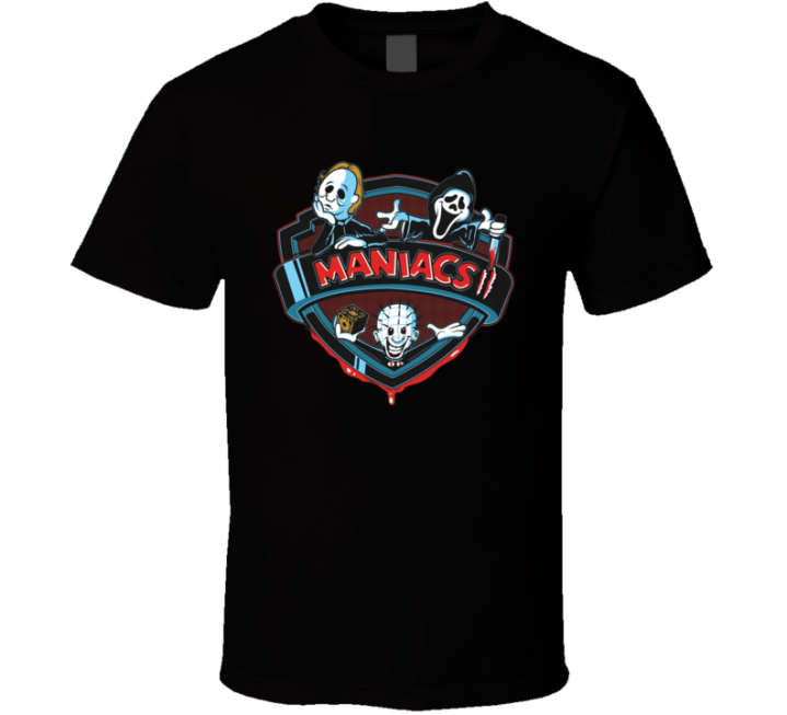 Maniacs Animeniacs Halloween Parody T Shirt