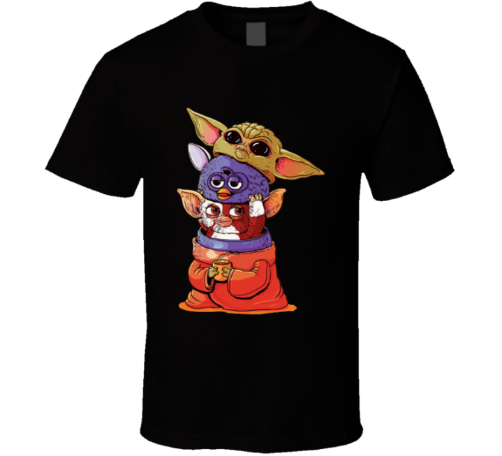 Baby Yoda Furby Gremlin Halloween T Shirt