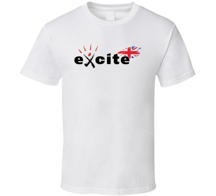 Excite Uk Search Oldschool Retro Internet T Shirt