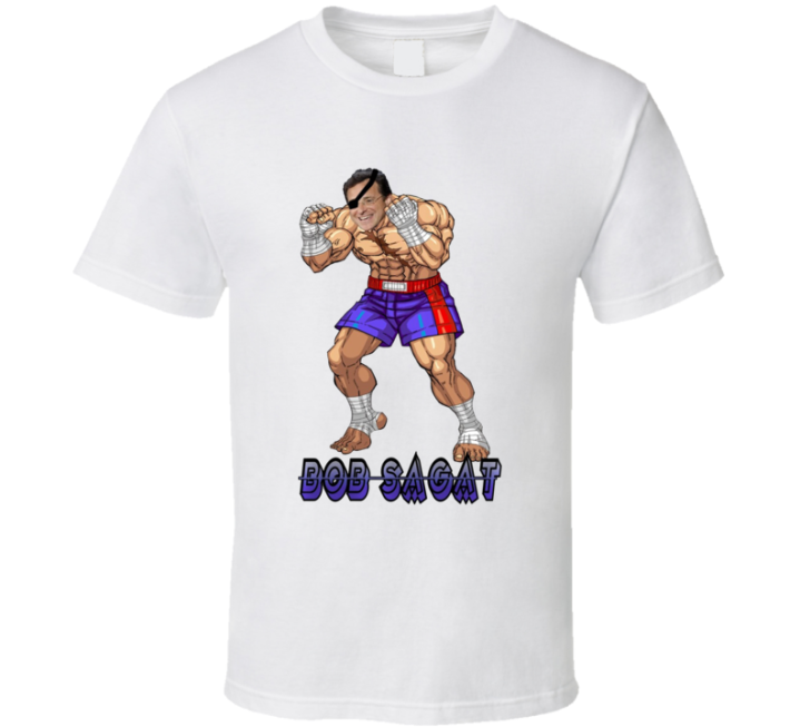 Bob Sagat Saget Full House Street Fighter Parody T Shirt