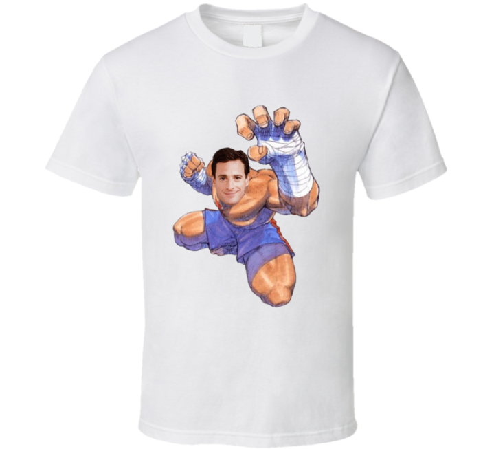 Bob Sagat Full House Street Fighter Parody T Shirt