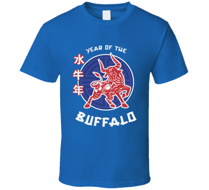 Year Of The Buffalo Bills Football Chinese Zodiac Parody T Shirt