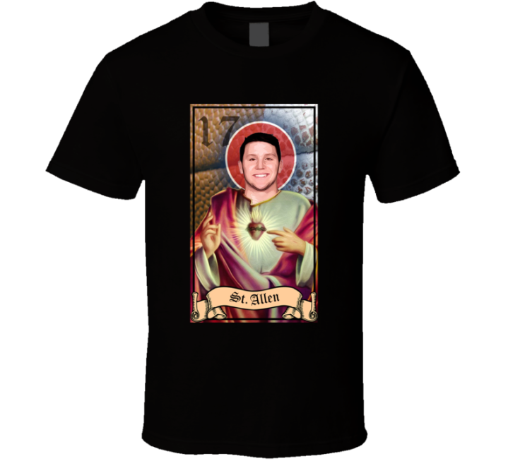 Josh Saint Allen Prayer Buffalo Jesus Bills Parody T Shirt