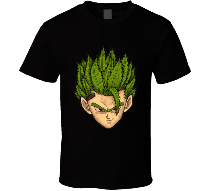 Weed Head Goku Gohan Dragon Ball Dbz Parody T Shirt