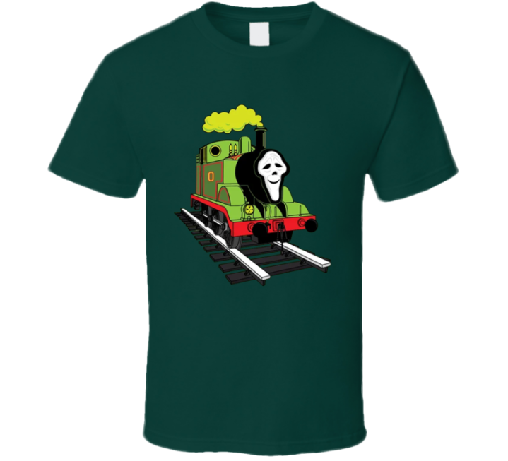 Thomas The Scream Train Halloween Parody T Shirt