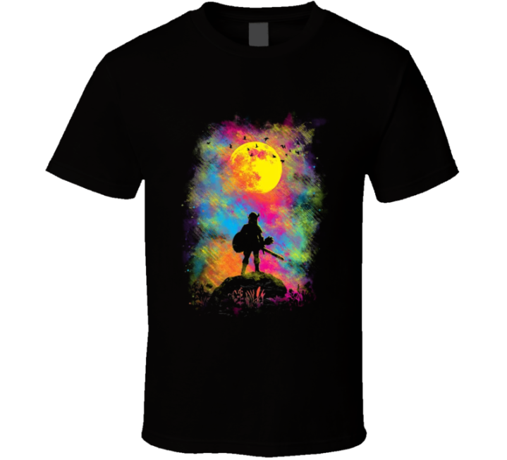 Rainbow Nights The Legend Of Zelda Breath Of The Wild Inspired T Shirt