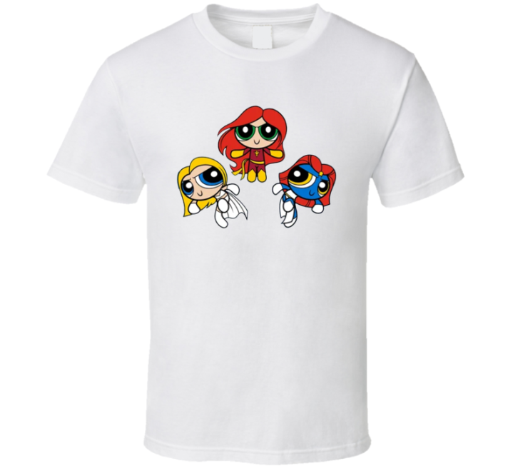 Sisterhood Of Evil Power Puff Girls Parody T Shirt