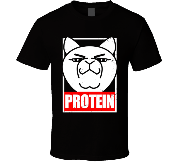 Protein Aggretsuko Gym Meme Parody T Shirt