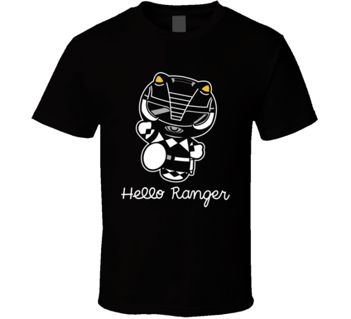 Hello Ranger Power Kitty Parody T Shirt