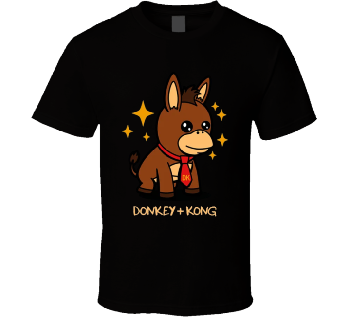 The Real Donkey Kong Fusion Mario Parody T Shirt