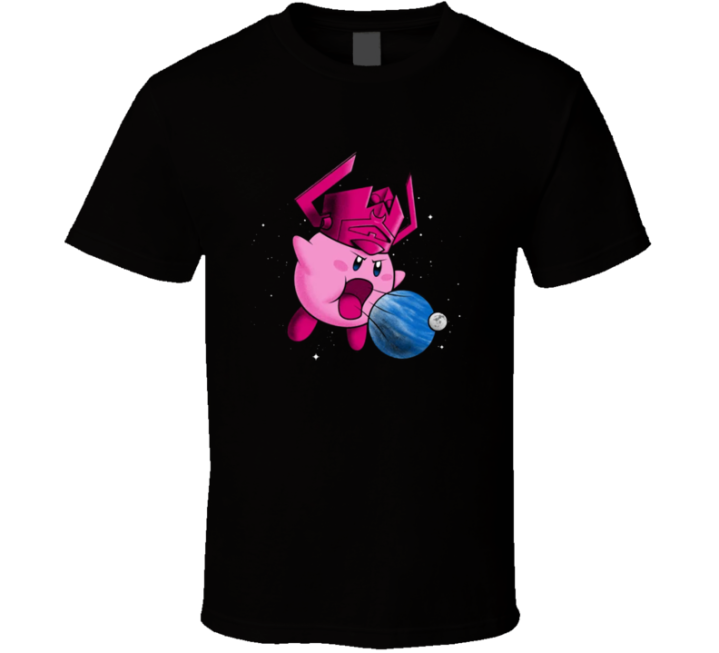 Kirby Swallower Of Worlds Galactus Parody T Shirt