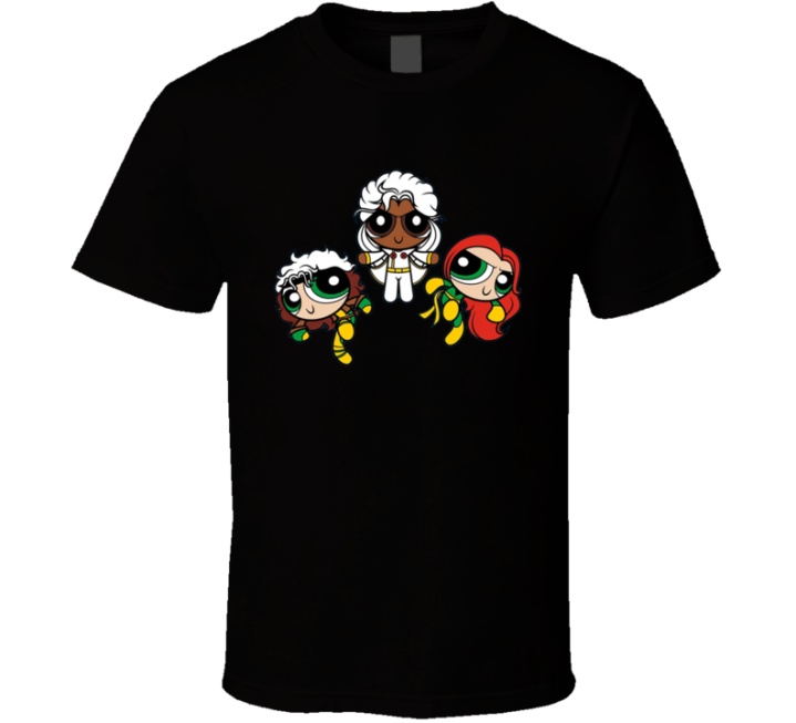 Chemical-x Girls X-men Power Puff Girls Parody T Shirt