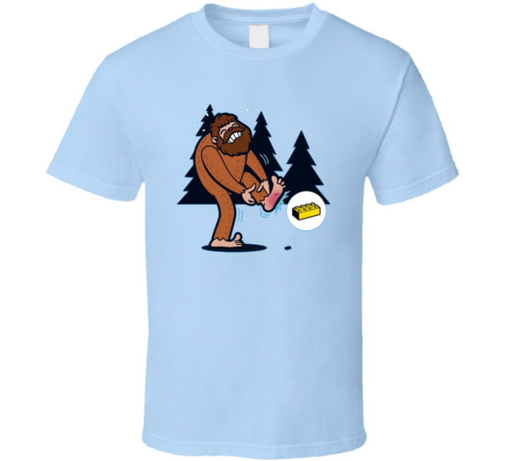 Big Foot Lego Parody Funny Christmas Gift T Shirt