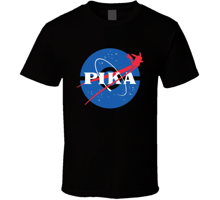 Pika Nasa Pikachu Pokemon Parody T Shirt