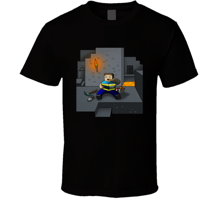 Mining For Dummies Minecraft Parody T Shirt