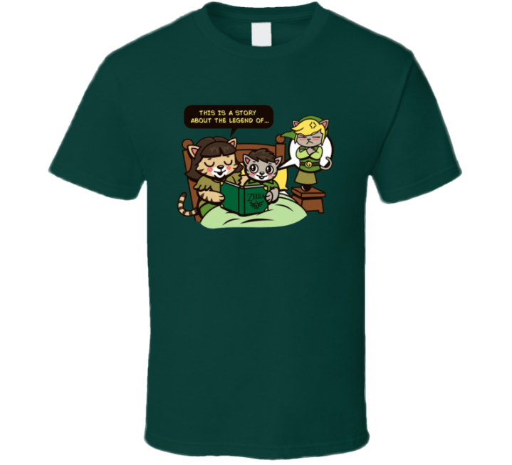 Story About The Legend Of Zelda Funny Link Parody T Shirt