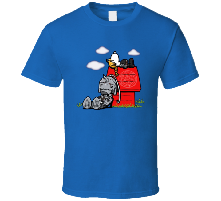 Fullmetal Snoopy Peanuts Alchemist Parody T Shirt