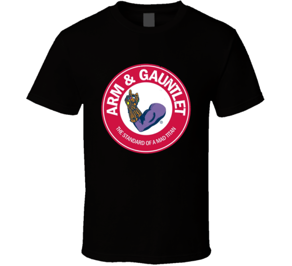 Arm And Gauntlet Thanos Hammer Parody T Shirt