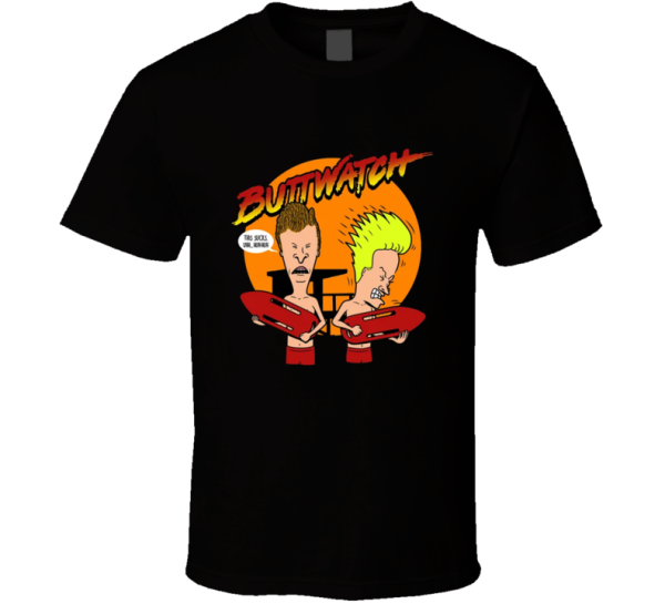 Beavis Butthead Buttwatch Parody T Shirt