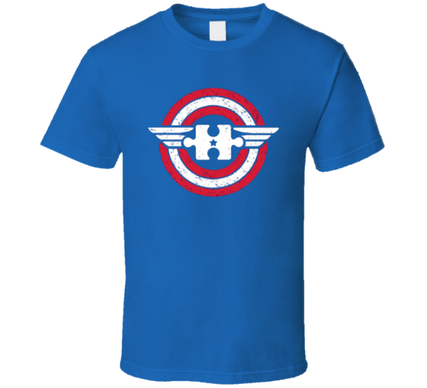 Awareness Captain Autism America Superhero T Shirt