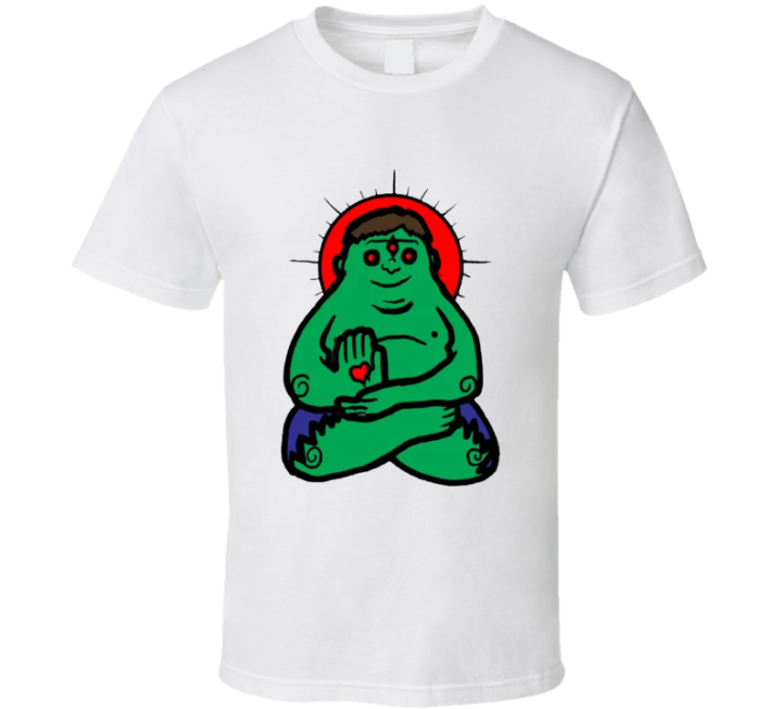 Spirit Animal Bruce Banner Buddha Parody T Shirt