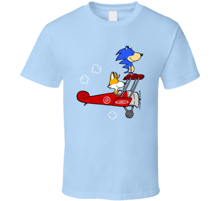 Sonic Tails The Blue Baron Parody T Shirt